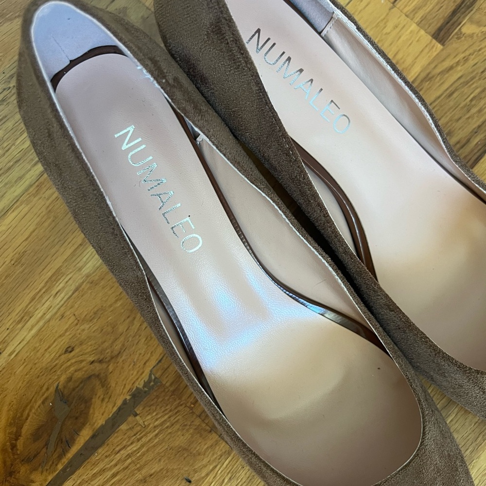 Cute Numaleo suede heels - Picture 4 of 5